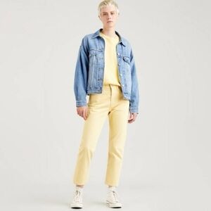 Levi's Middy Straight Yellow Jeans